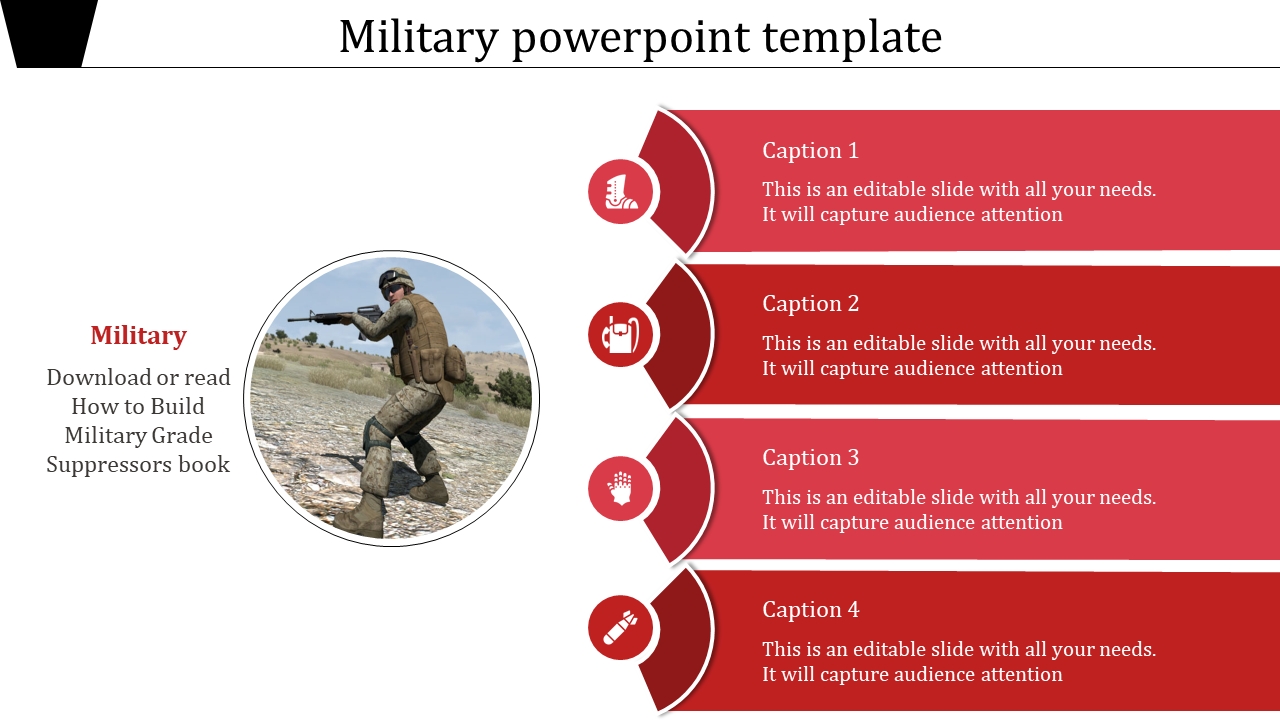 military powerpoint template-military powerpoint template-4-red